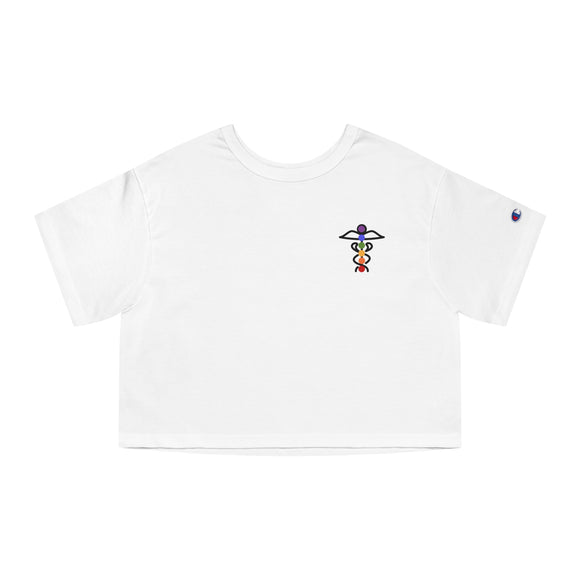 YogaMedCo Women's Cropped T-Shirt by Champion
