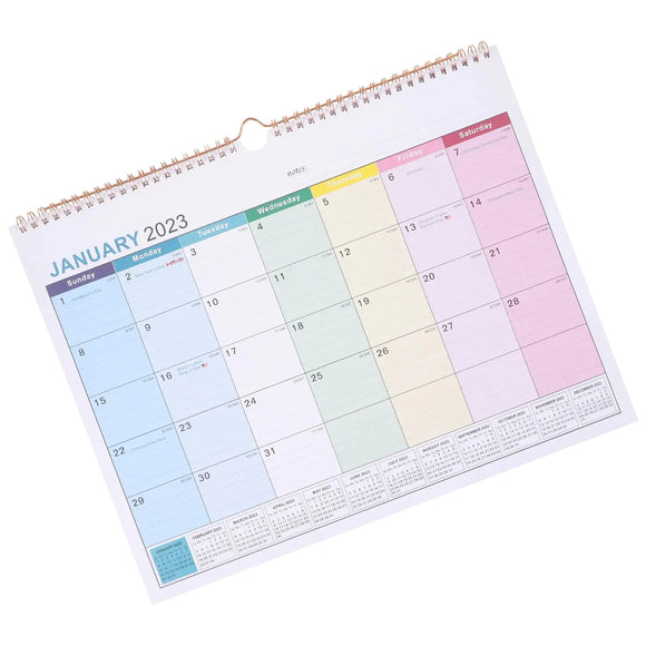 Wall Office Large Appointment Hanging Mounted Holiday Monthly Home Calendar