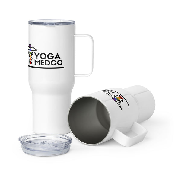YogaMedco Travel mug with a handle